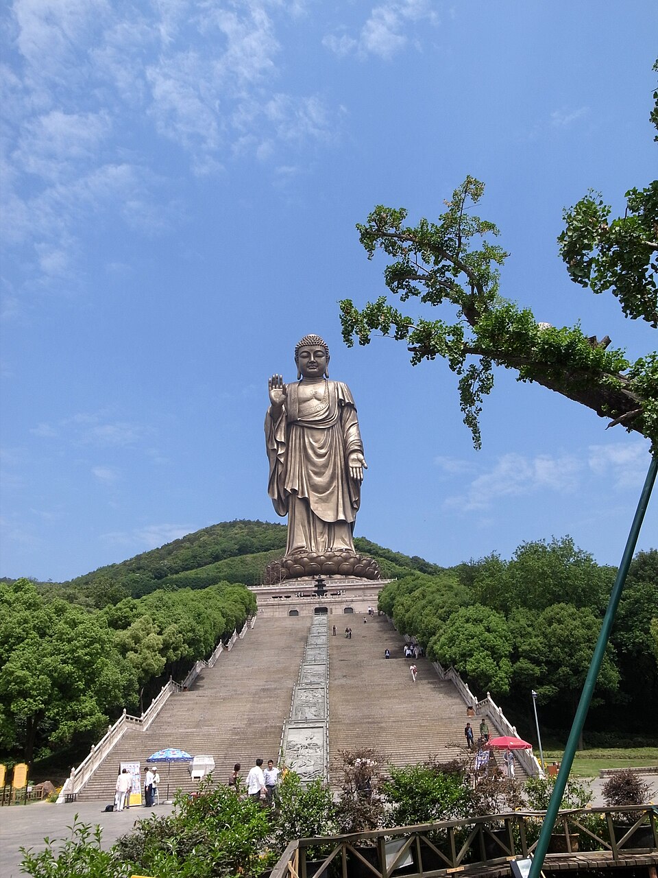 灵山大佛远眺