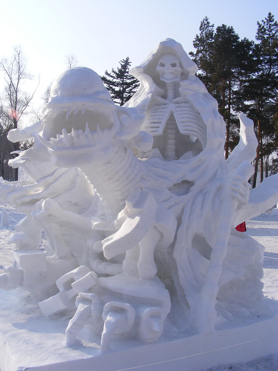 太阳岛冰雪节雪雕
