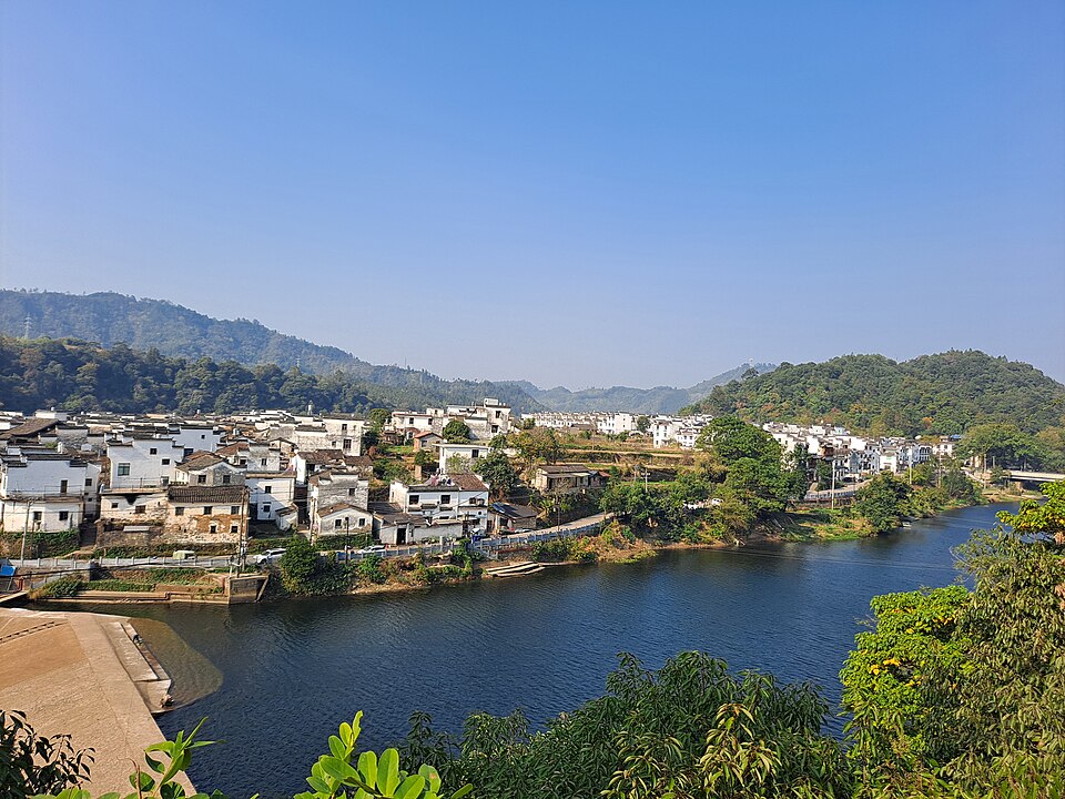婺源汪口村全景